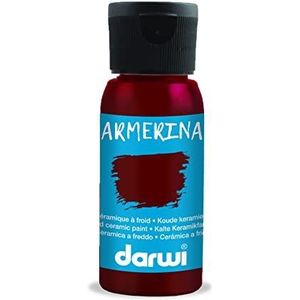 DARWI Armerina keramische verf, 50 ml, rood