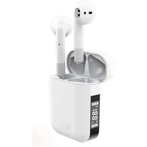 Draadloze bluetooth-hoofdtelefoon met ultra-oplader, met geluid, ideaal voor luisteren naar muziek en telefoneren.