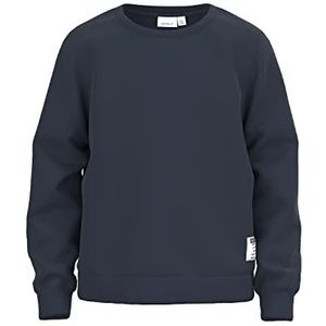 NAME IT Nkmhonk Ls Sweatshirt Unb Noos trainingspak voor jongens, Dark Sapphire, 3 Maanden