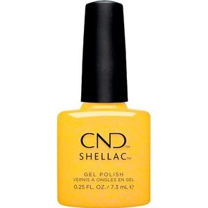 CND Shellac Catching Light, nr. 472 geel, originele CND uv-lak, nageldesign, Gleam & Glow-collectie