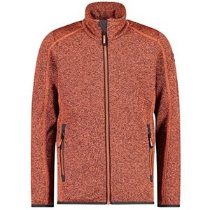 CMP Knit Tech Mélange fleecejas Knit Tech Melange fleecejack, meisjes, zilveren aardbeien, 152 kinderen en jongeren