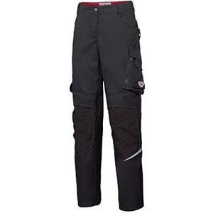 BP 1999-570-0032-42n Werkbroek voor vrouwen, slank silhouet, 250,00 g/m² stofmix met stretch, zwart, 42n