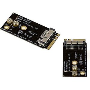 KALEA-INFORMATIQUE Adapter BCM94360CS2 BCM943224PCIEBT2 naar M2-kaart (M.2 NGFF) E A Key