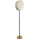Pauleen 48299 wandlamp Boho Darling E27 max. 20 W beige, zwart hout, metaal, linnen wandarmatuur