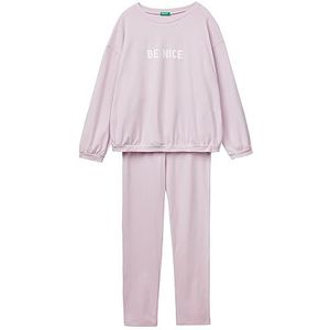 United Colors of Benetton Pig (shirt + broek) 37YW3P02A pyjamaset, paars 07M, M dames, Lilla 07m, M