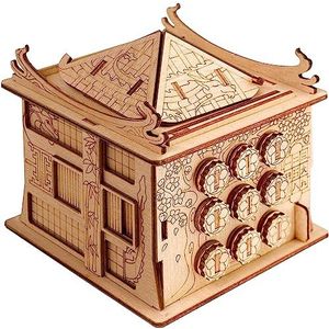 ESC WELT House of Dragon Raadselbox - De Escape Room Ervaring in Handig Formaat - Brain Teaser Puzzels Voor Volwassenen En Kinderen - Puzzeldozen Met Verborgen Compartiment - Puzzelspellen
