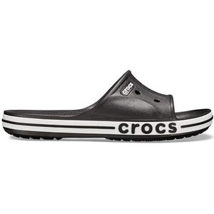 Crocs - Bayaband Slides - Unisex - Zwart / Wit - Croslite™
