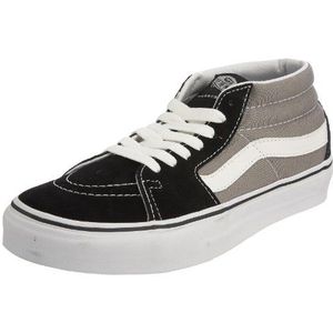 Vans Skate Mid Sneaker, uniseks, volwassenen, Noir Gris Blanc, 43 EU