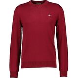 GANT Heren Ctn/Wo C-Neck Pullover, Plumped Rood, L