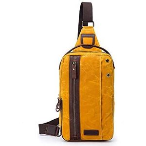 Della Q - Della Q Mosterd (20,3 x 35,6 x 10,2 cm) Mini messenger tas - 1 Stuk