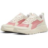 PUMA - Trinity 2 LT - Sneaker - Warm Wit-Roze Fruit-Vapor Grijs - Synthetisch Bovenwerk