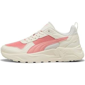 PUMA Unisex Trinity 2 LT Sneaker, Warm Wit-Roze Fruit-Vapor Grijs, 4.5 UK, Warm Wit Roze Fruit Vapor Grijs, 37.5 EU