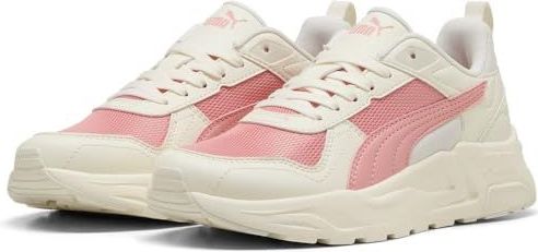 PUMA - Trinity 2 LT - Sneaker - Warm Wit-Roze Fruit-Vapor Grijs - Synthetisch Bovenwerk