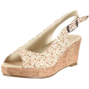 Andrea Conti Dames Sandalen 0363118, Beige 003, 41 EU