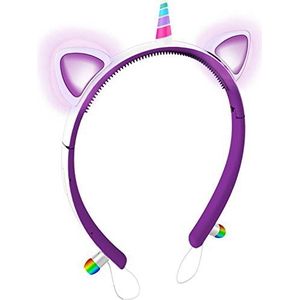 eKids HY-FUNI-EU-PRP Bluetooth-hoofdtelefoon, violet