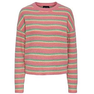 PCBINA LS O-Neck Knit BC, Absinthe Green/Stripes:cdan-desf-mrng, M
