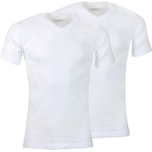 ATHENA Duo Choc - Herenonderhemd - Wit - 100% Katoen - 2 Stuks