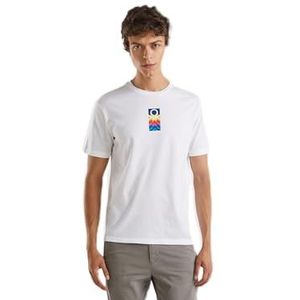 United Colors of Benetton T-shirt, Wit, L