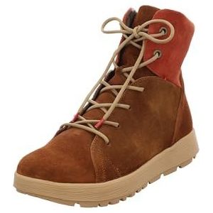 Think COMODA Enkellaarzen voor dames, van scheerwol, chocolade/combi 3010, 36 EU, chocolade combi 3010, 36 EU