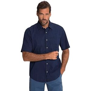 JP 1880, Heren Grote Maten Shirt 1, donkerblauw (dark blue denim), XXL