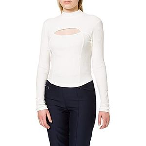 NA-KD Dames uitgesneden borst Detail Top Shirt