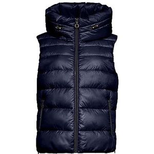 ESPRIT Gerecycleerd: gewatteerd vest, 400/marineblauw, XL