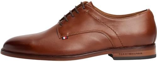 Tommy Hilfiger - HILFIGER THUNIT LTH SHOE - Veterschoenen - Cognac used
