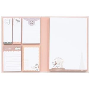 Grupo Erik Disney Sticky Notes Set - The Aristocats | 6 Notepads In Different Sizes, Cute Sticky Notes | Disney Gifts, Disney Merchandise, Disney Stationery