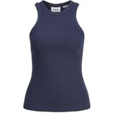 Haltertop - Effen - Jersey - Ronde Hals - Mouwloos - Slanke Pasvorm