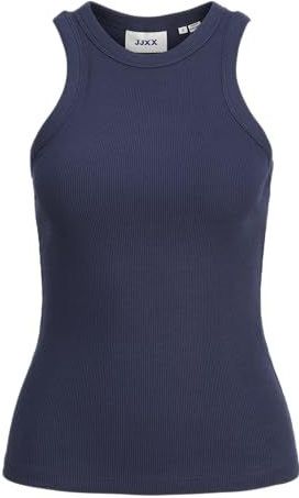 Haltertop - Effen - Jersey - Ronde Hals - Mouwloos - Slanke Pasvorm