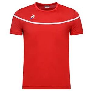 Le coq Sportif N°7 shirt Match SS korte mouwen kinderen kinderen vintage rood 12 A