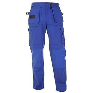 Hydrowear 042004 Coevorden Constructor Trouser, 35% Polyester/65% Katoen, 52 Size, Royal Blue