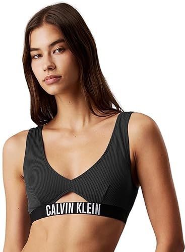 Calvin Klein - Swimwear - Bikinitop - Zwart/Wit - Soft Cup - Triangel
