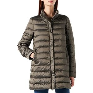 Geox Dames D Jaysen Down Coat, Bright Cement, 48