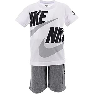 Nike - Futura - T-shirt en Cargo Shorts - Zwart - Jersey en French Terry