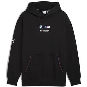 Puma - Bmw Mms Ess Hoodie - Fleece - Zwart - Gerecycled Materiaal