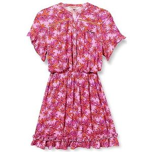 Vingino Penna casual jurk voor meisjes, Bloemen Lilac, 164 cm