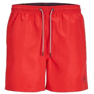 JACK & JONES Jpstfiji Jjswim Solid Sn Pls zwemshorts voor heren, True Red/Detail: solid, 48 Große Größen