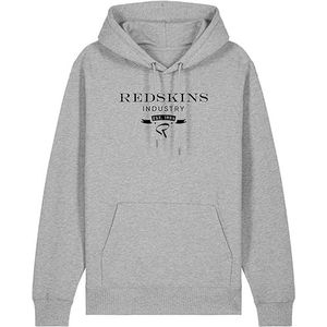 REDSKINS Sweatshirt met ritssluiting voor heren, XXL, grijs, Grijs, XXL