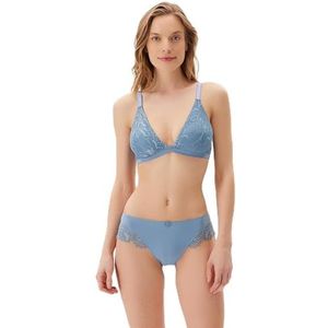 Dagi Blue Fashion Gebreide Hipster Regular Waist Lace Hipster, Blauw, M, blauw, M