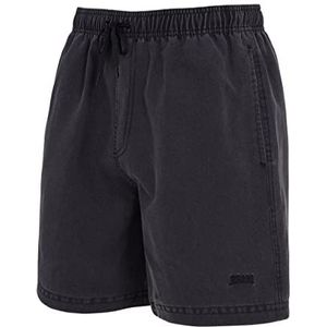Zoggs Mens Ecodura (Enzym gewassen kort) Mosman gewassen 15 inch shorts, houtskool, M, HOUTSKOOL, M