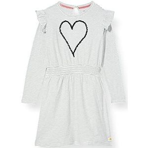 Noppies G Dress Ls Lestrange kinderjurk, Silver Pine - P222, 104 cm