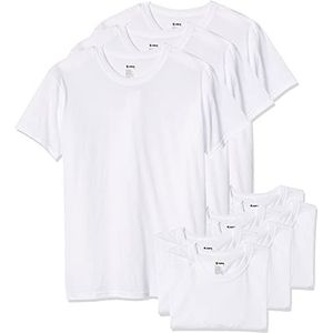 SOFFE T-shirt met korte mouwen en ronde hals, verpakking van 3, wit, XL, Wit, XL