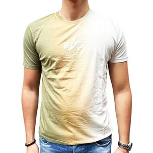 Alpha Industries ML Batik T Shirt voor Mannen Olive