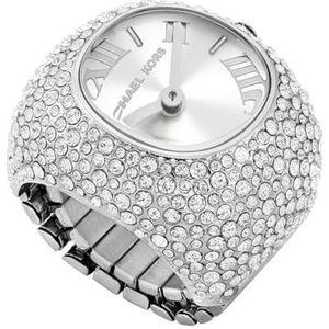 Michael Kors Vrouwen Analoge Quartz Horloge Met Roestvrij Stalen Band MK4848, Zilver, armband