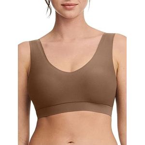 Chantelle Zachte stretch bustier voor dames, Cocoa Bruin, M/L