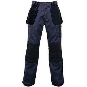 Regatta Heren Hardwear Holster Plain Werkkleding Broek, Blauw (Navy/Zwart), W42/L29