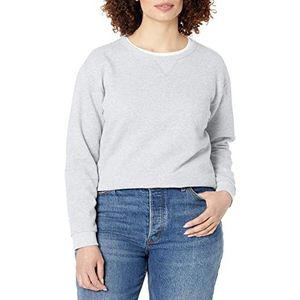 Hanes EcoSmart Sweatshirt met ronde hals voor dames, Licht staal, S