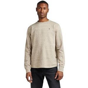 G-STAR RAW Heren Lash r sw ls Sweater, Multicolor (Westpoint Khaki Htr C425-D385), M