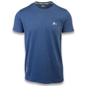 ANDE Geko T-shirt voor heren, casual voor outdoor en vrije tijd, Blauw, M